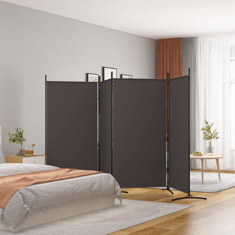 Cloison pliante Alaw H 70,9 po, Brun, 4