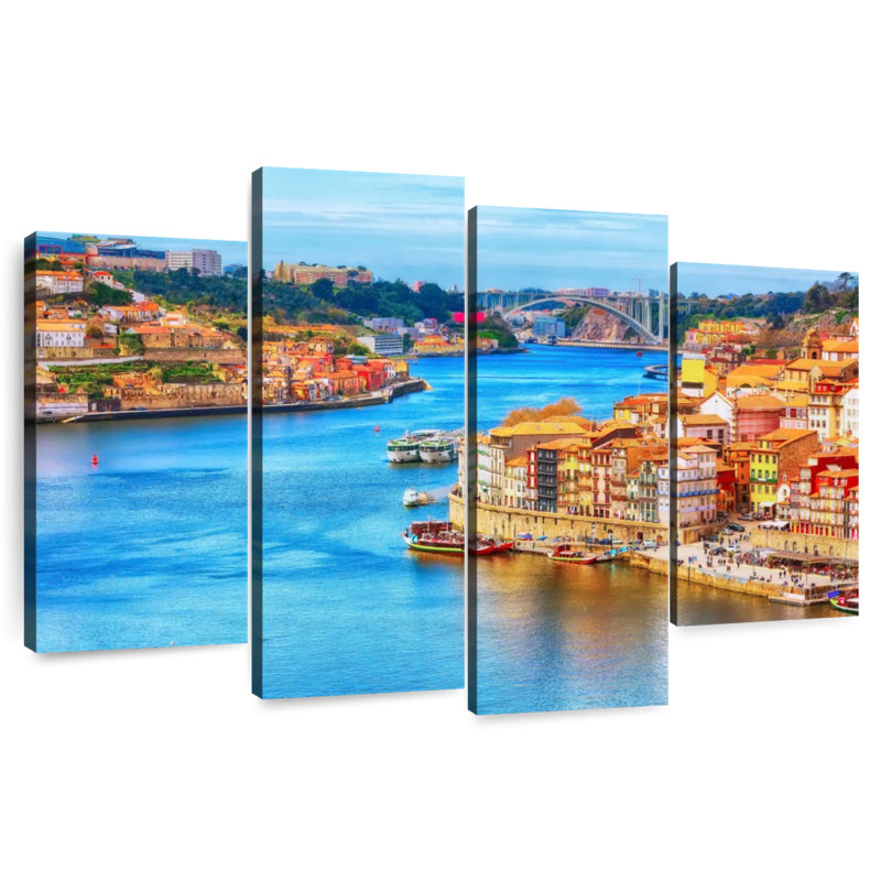 Sireci Porto Cityscape, 32" H x 52" W