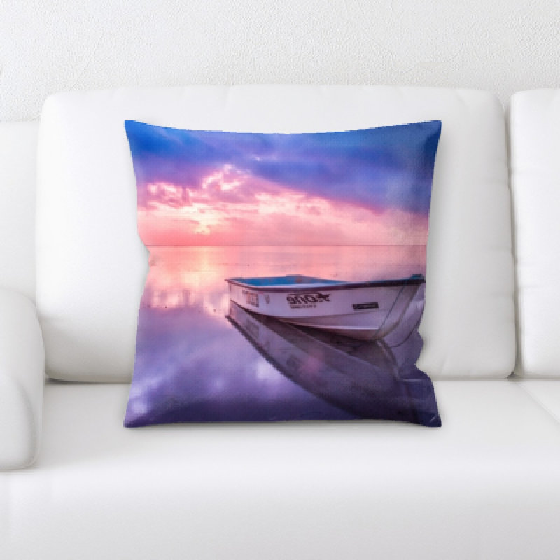 Microsuede Reversible Throw Pillow