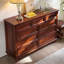 Buffet décoratif cerisier en bois massif-1543096096