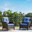 Ensemble de 2 chaises de patio en osier avec dossier haut, siège en rotin PE toutes saisons pour terrasse-2097156605-2073369260