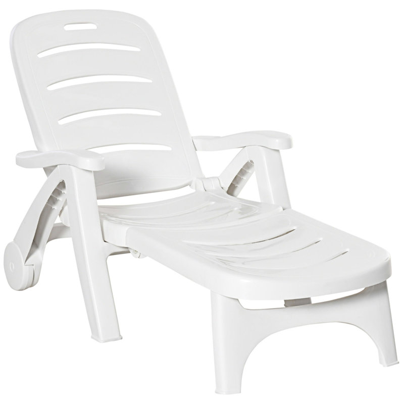 Fauteuil de bronzage pliant avec roulettes