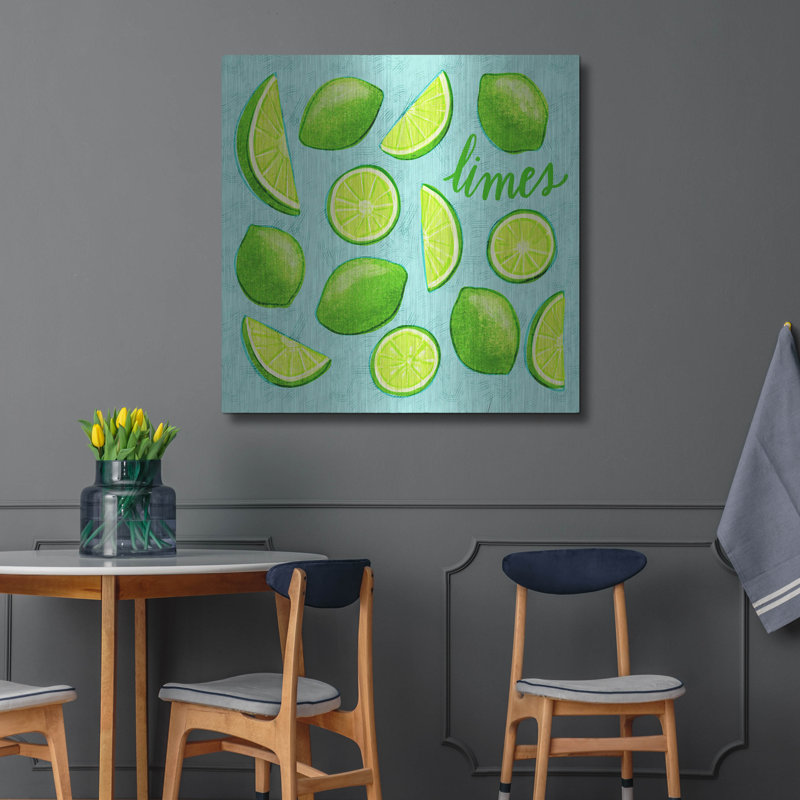  «Limes» par Elizabeth Caldwell, art mural en métal, H 36 po x l 36 po