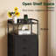 40.9cm W Metal Bedside Table-1758910827