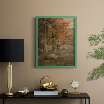 «Vintage Landscape», reproduction encadrée CL XXII - bois massif