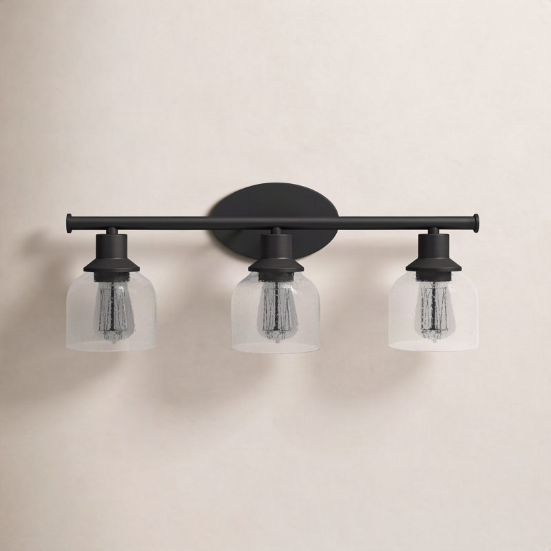 Nelda 3-Light Dimmable Bronze Vanity Light