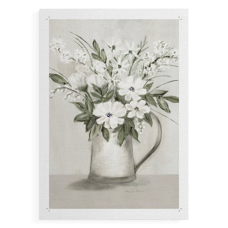 Cottage Bouquet I - Impression sur toile seulement - NON-CADRE, H 18 po x l 12 po