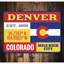 Enseigne en aluminium Denver-58289505