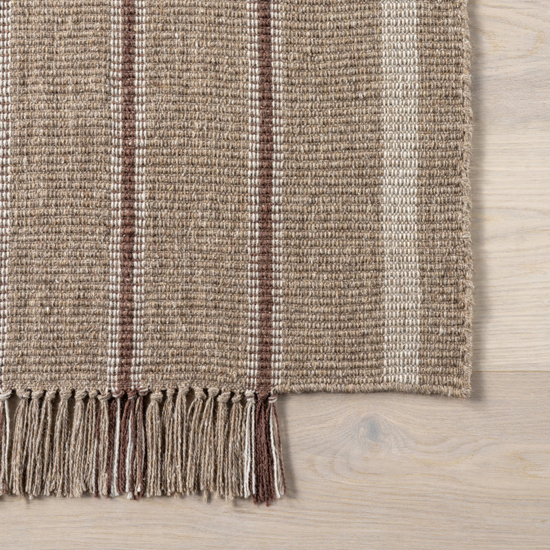  Toluca Striped Wool Area Rug, Runner 2'6" x 8'