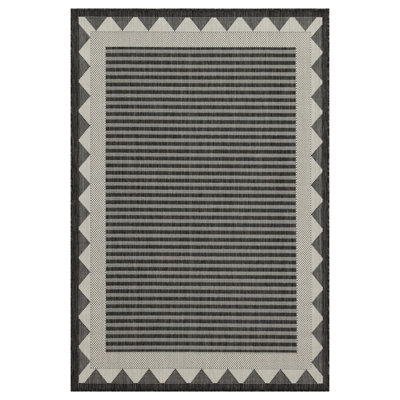 Sunshine GC_HAR2014 Anthracite. Indoor/Outdoor Area Rug