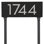 Floating 1-Line Lawn Address Sign