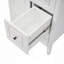Meuble-lavabo 24 po avec lavabo, une armoire avec porte à fermeture douce, 3 tiroirs à fermeture douce, poignées en métal rétro-126230230