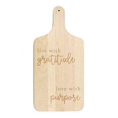 Gratitude And Purpose Cutting Board