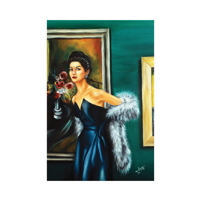 Solo Show 1 Piece Wrapped Canvas Painting, 20.32 cm H x 30.48 cm W