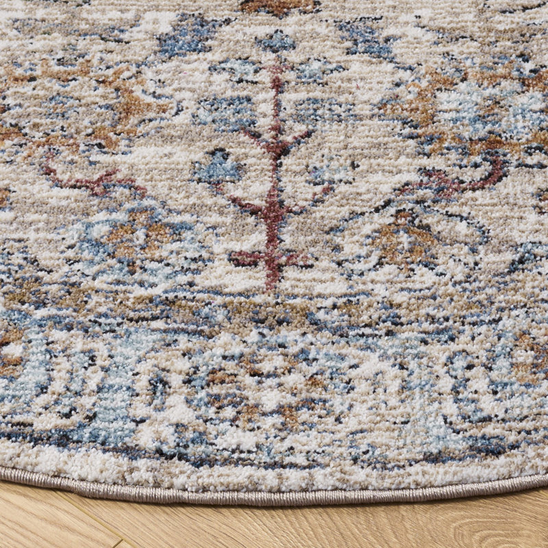 Jacomine Performance Oriental Rug, Round 5'3"