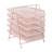 Mind Reader 5-Tier Paper Tray, Desktop Organizer, File Storage, Workspace, Office, Metal Mesh, 11.75"L x 14"W x 15"H-879980020