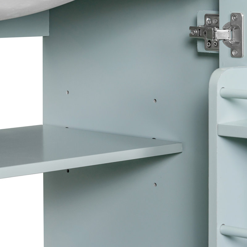 29.5'' Single Bathroom Vanity Base Only in Teal