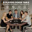 Table de poker portative 48 pouces 48 pouces Octave Texas Holdem