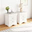 4 pièces Geller (2 tables de chevet et 2 commodes) Assembly Aucun assemblage requis-312508419