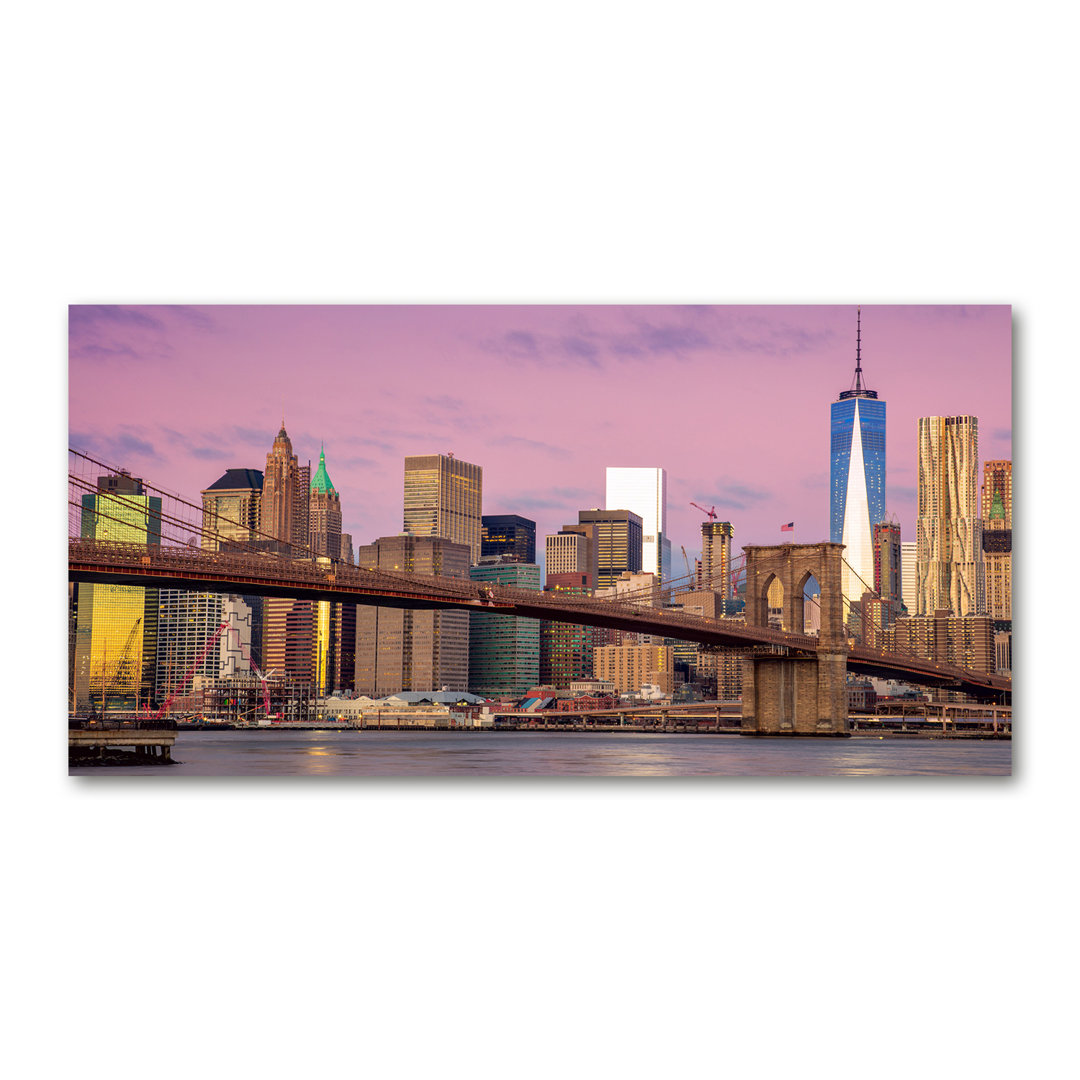 Manhattan New York - Wrapped Canvas Kunstdrucke