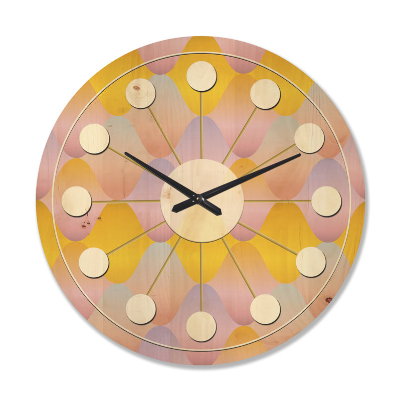 Horloge murale géométrique, Grand
