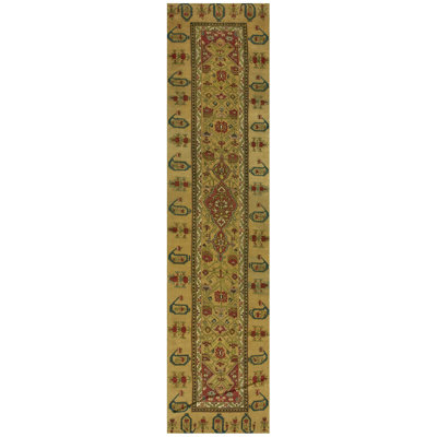 Antique Caucasian - Karabagh Caucasian Brown 1875 Rug