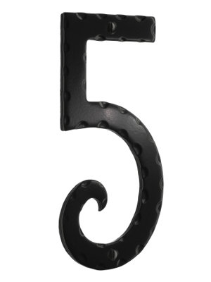 Maison décorative en fer forgé de 6 po
