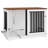 47.2''W Sturdy Large Dog Crate Furniture with 2 Feeding Bowls-752089198