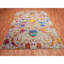 9'x12' Grey Erased Zoroastrian Design Silk with Wool Hand Knotted Rug 40F57CF9487B4CFCB485798D3A533753