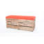 Chambersville Solid Wood Pine Outdoor Bench-377558815-282220389