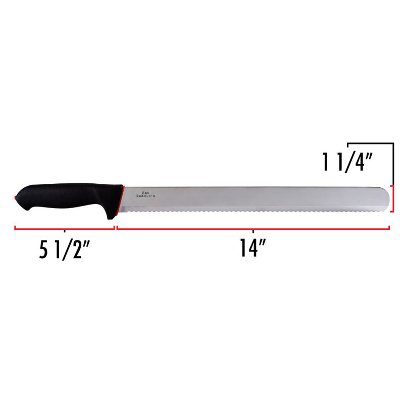 Fat Daddio's 14'' Serrated Specialty Knife