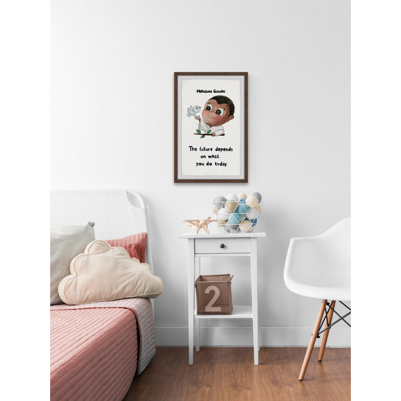'The Future Depends' Framed Print, 36" H x 24" W x 1.5" D