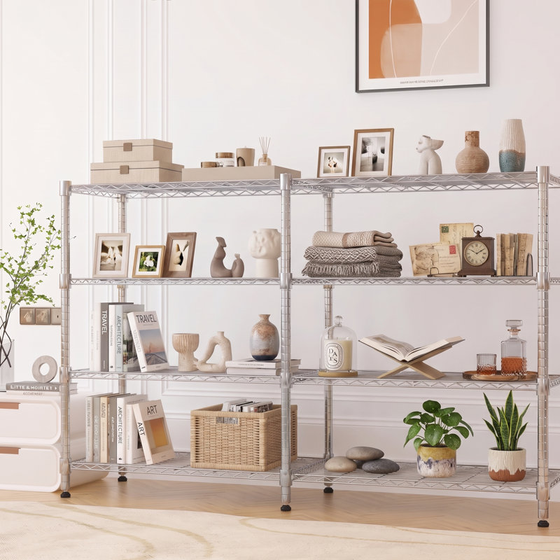 Shelving Unit, 152.4 cm W x 35.56 cm D x 152.4 cm H