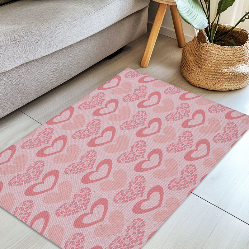 Tapis tressé Hearts of Romance, Rectangulaire 3 pi x 5 pi