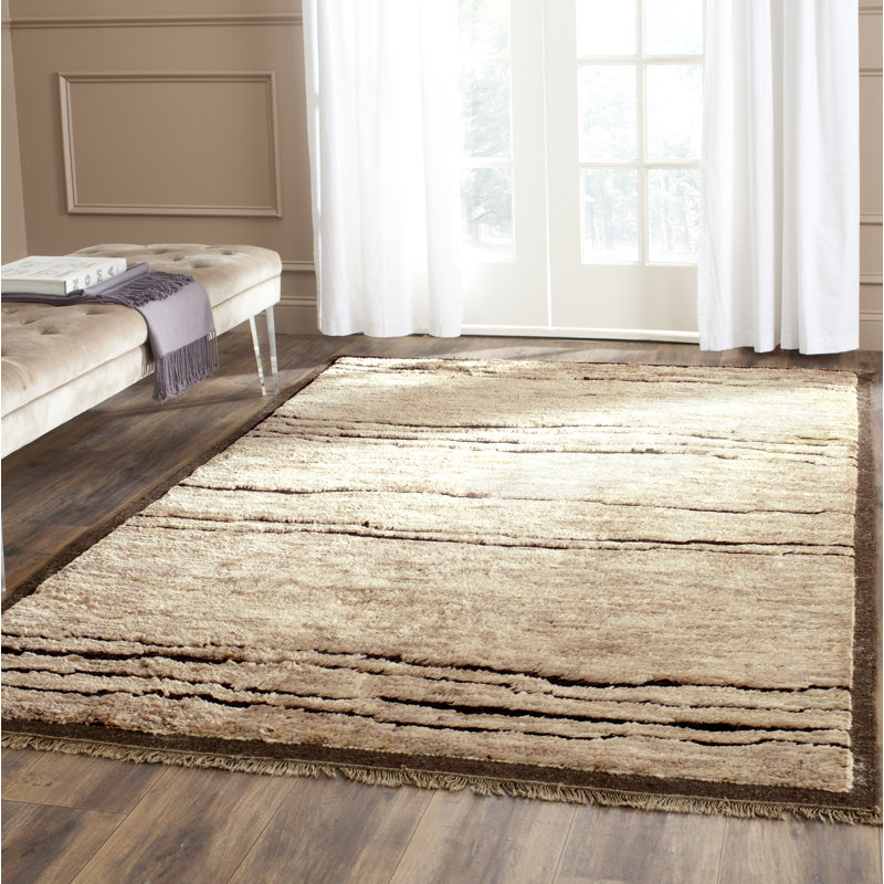 Gerace Abstract Hand Woven Area Rug, Rectangle 122 x 183 cm