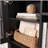 Coastal Hutch with Storage, Black finish