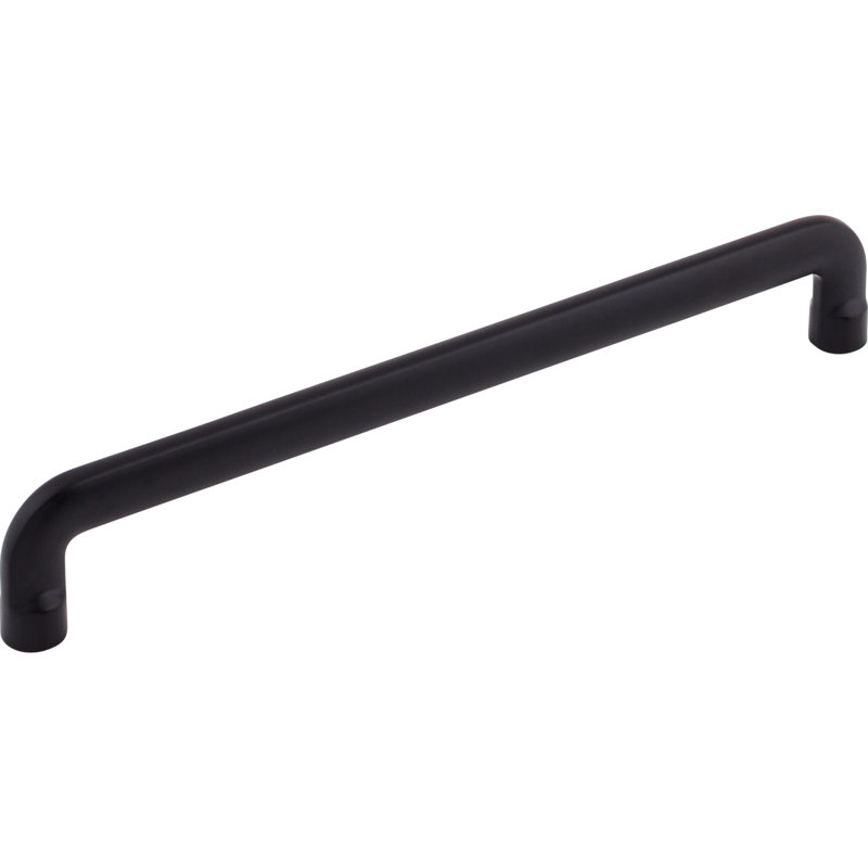 Hartridge Bar pull, Flat Black, 7 9/16" Center to Center