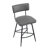 26''Retro Swivel Counter Stools Set Of 2, Counter Stools With Iron Frame,PU Sponge Cushion,Footrest,Suitable For Kitchen/Bedroom/Dining Room.-252402737