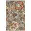 Tapis floral en coton touffeté à la main Blossom - rouge / vert-88088850