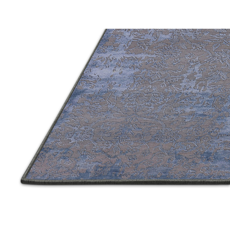 Tapis bleu / brun Sharleen, Rectangle 2 pi x 3 pi