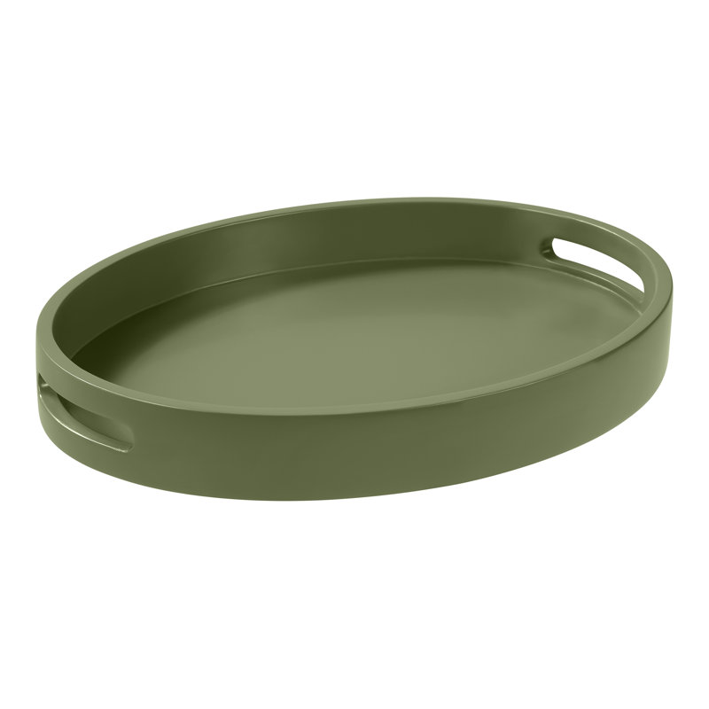 Plateau de service Burke, Vert sauge foncé