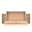 Grand lit escamotable avec tiroirs et tablettes de rangement spacieux-912089114-912089317