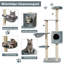 Peache 143.5cm H Cat Tree