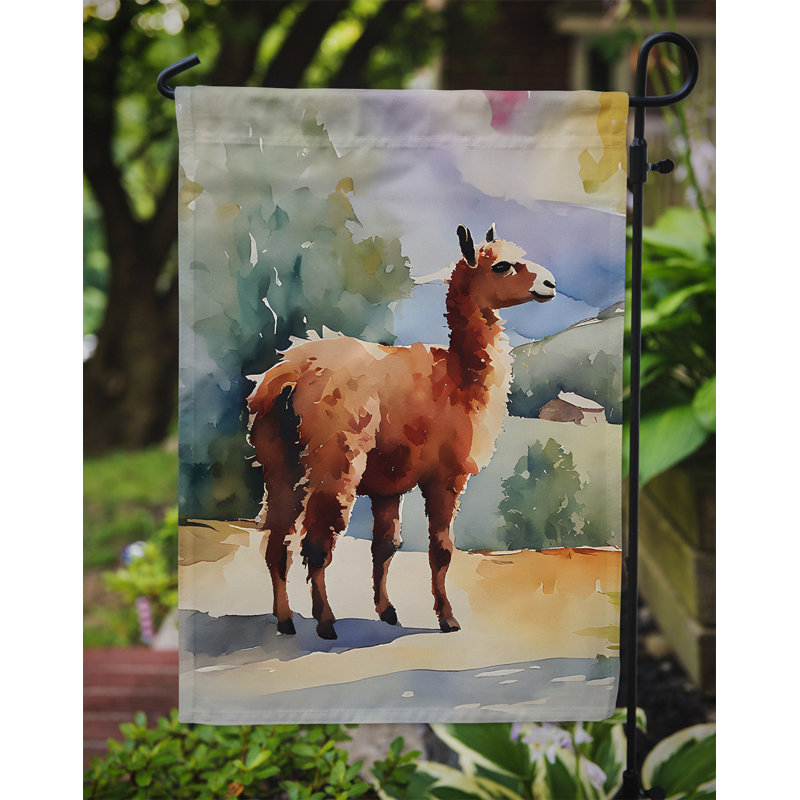 Drapeau de jardin de lama