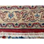 Tapis unique en laine / soie 3 pi 8 po x 6 pi 5 po Liliana Malibu / Beige / Rouge