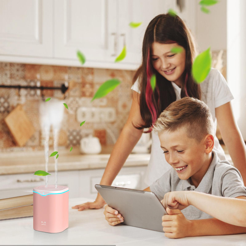 Mini humidificateur double USB à usage domestique