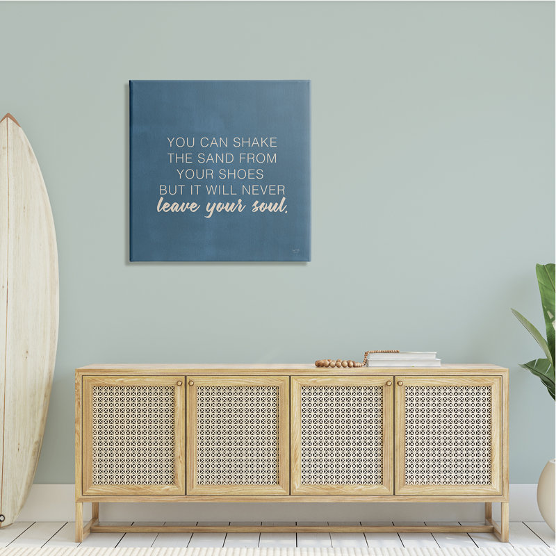 Le sable ne laisse jamais votre, Plaque murale, H 30 po x l 30 po x P 1,5 po