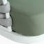 Causeuse et table en acier, blanc cassé et vert-91883065