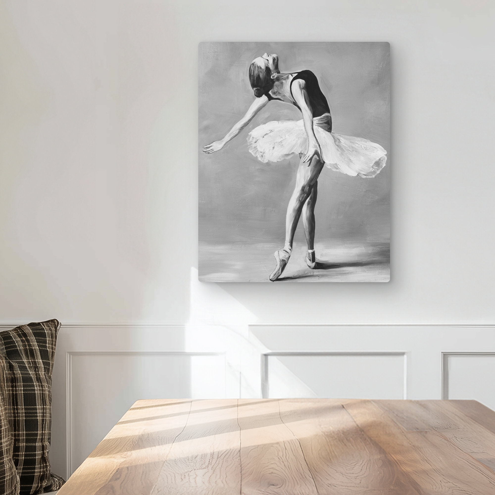 Lark Manor™ Classic ballet dancer - metal print for decor | Wayfair