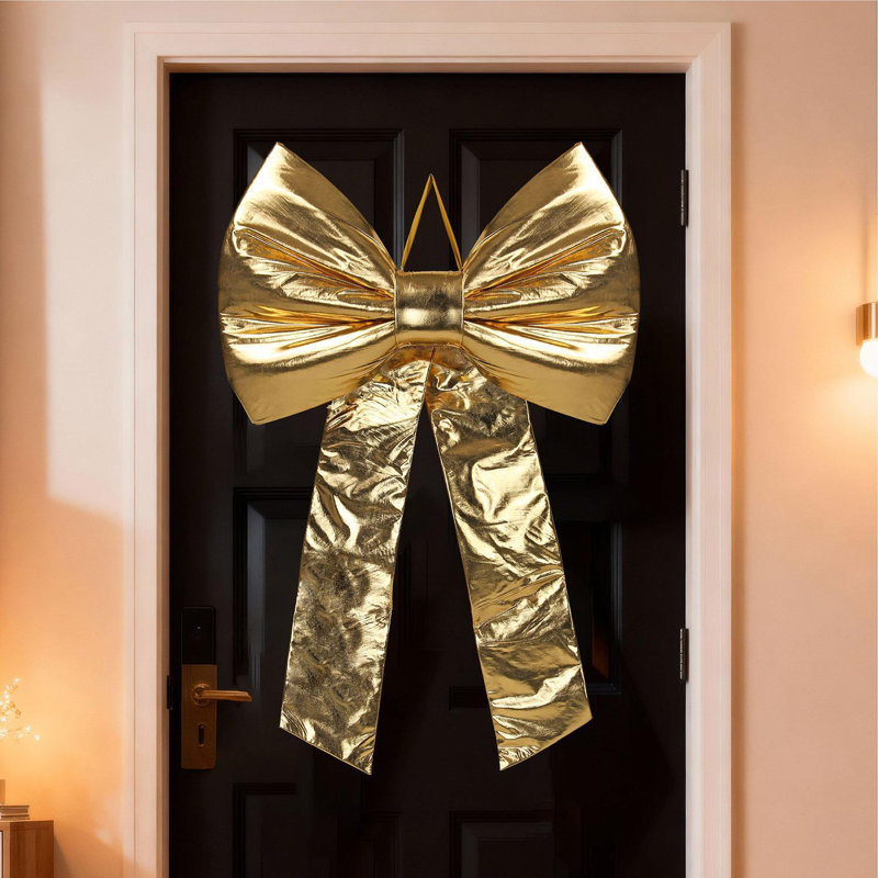 120cm Solid Colour Fabric Novelty & Humour Tree Topper, Gold